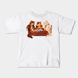 Checkmate Chess Cat Kids T-Shirt